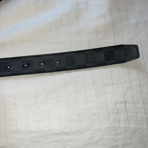 Louis Vuitton Mens DAMIER GRAPHITE CANVAS AUTHENTIC BELT size 38 - Picture 6 of 8